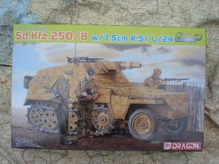 Dragon 6425  Sd.Kfz.250/8 with 7,5cm K.51 L/24 Gun